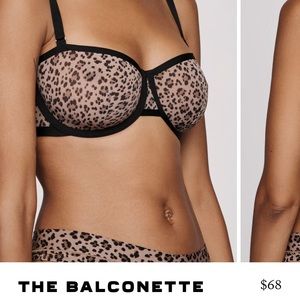 Cuup 38C balconette bra in leopard print!